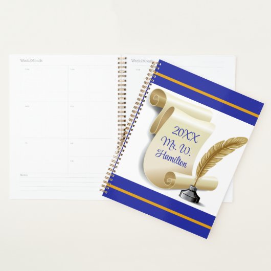 Vintage Yearly  Planer (Anzeige)