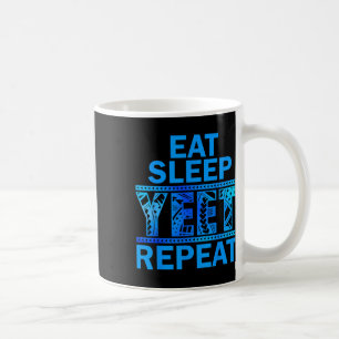 Vintage Yeet Bekleidung Herren Lustiger Spruch Eat Kaffeetasse