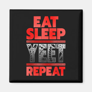 Vintage Yeet Bekleidung Herren Lustiger Spruch Eat Magnet