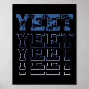 Vintage Yeet Lustiger Spruch Meme Für Männer Fraue Poster