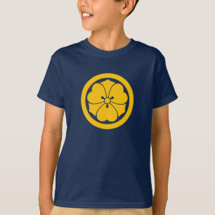 Vintage Yellow Blue Sakai Japan Mon Vector Art T-Shirt