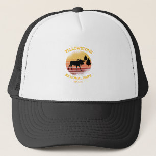Vintage Yellowstone-Moos Truckerkappe