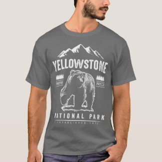 Vintage Yellowstone National Park Men and Women T-Shirt