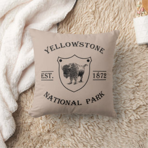 Vintage Yellowstone Nationalpark Kissen
