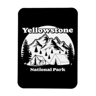 Vintage Yellowstone-Nationalpark Magnet