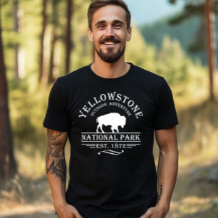 Vintage Yellowstone Nationalpark T-Shirt