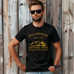 Vintage Yellowstone Nationalpark T-Shirt