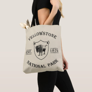 Vintage Yellowstone-Nationalpark Tasche