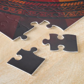 Vintage Yin Yang Symbol Puzzle (Seite)