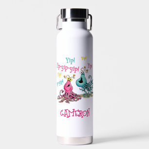 Vintage Yip-Yips Fügen Sie Ihren Namen hinzu Trinkflasche
