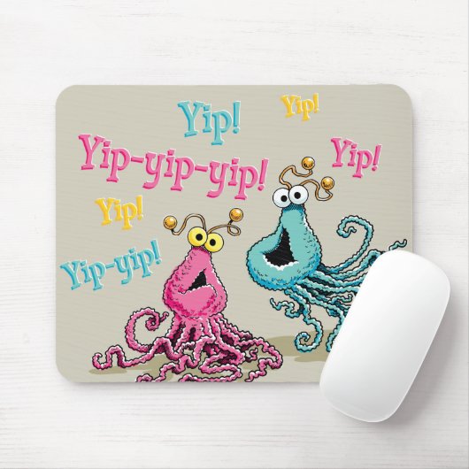 Vintage Yip-Yips Mousepad (Mit Mouse)