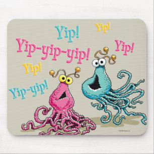 Vintage Yip-Yips Mousepad