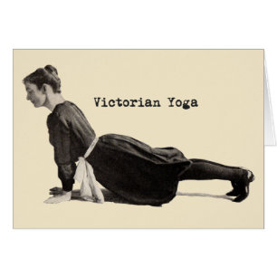 Vintage Yoga-Frau bis Hund Antike
