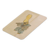 Vintage-Yokai-Schwertkämpfer Magnet (Linke Seite)