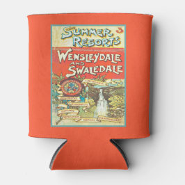 Vintage Yorkshire Railroad Touristenführer Kunst Dosenkühler