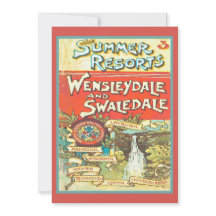 Vintage Yorkshire Railroad Touristenführer Kunst