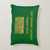 Vintage Yosemite-Karte Dekokissen (Rückseite(Vertikal))