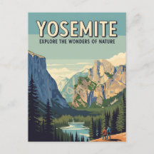 Vintage Yosemite-Nationalpark Half Dome