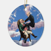 Vintage Zahnarztgeschenke Keramik Ornament (Links)