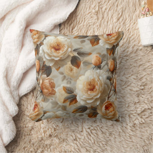 Vintage zarte Blumenmuster. Kissen