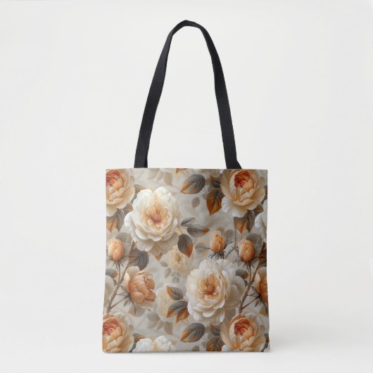 Vintage zarte Blumenmuster. Tasche (Vorderseite)