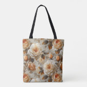 Vintage zarte Blumenmuster. Tasche (Rückseite)