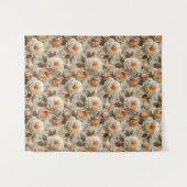 Vintage zarte Blumenmuster. Wandteppich (Vorderseite (Horizontal))