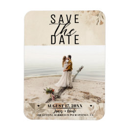 Vintage zarte Botanische Hochzeit Magnet