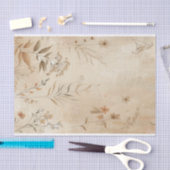 Vintage zarte Botanische Hochzeit Seidenpapier (Handwerk)