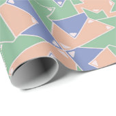 Vintage, zarte Farbmuster Geschenkpapier (Rolleneckpunkt)