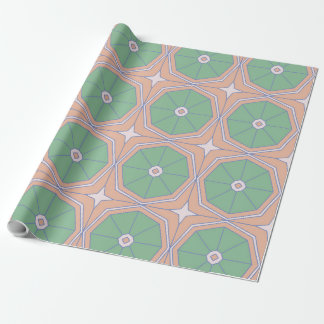 Vintage, zarte Farbmuster Geschenkpapier