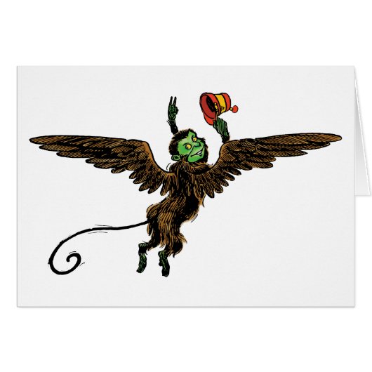 Vintage-Zauberer von Oz, Böser fliegender Affe (Vorderseite (Horizontal))