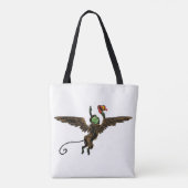 Vintage Zauberer von Oz, Böser fliegender Affe Tasche (Rückseite)