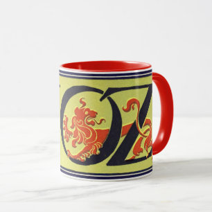 Vintage-Zauberer-von-Oz-Buchcover-Kunst, Titelseit Tasse
