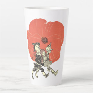 Vintage-Zauberer von Oz, Dorothy mit Mohnblumen Milchtasse