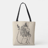 Vintage Zauberer von Oz, Feiger Löwe mit Krone Tasche (Rückseite)