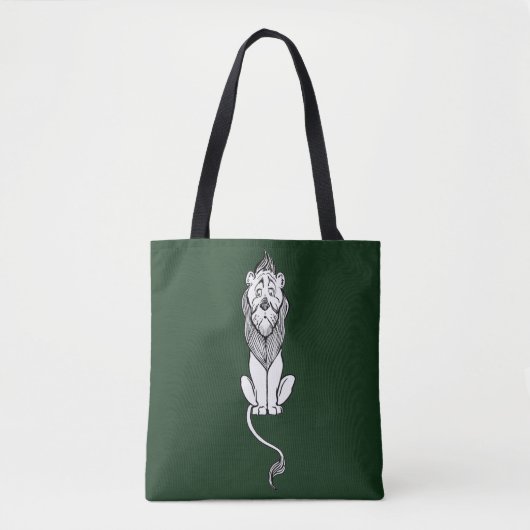 Vintage Zauberer von Oz, Feiger Löwe Tasche (Vorderseite)