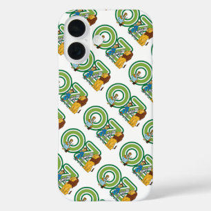 Vintage-Zauberer-von-Oz-Figuren und Textbuchstaben iPhone 16 Hülle