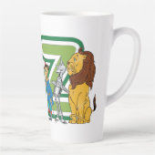 Vintage-Zauberer-von-Oz-Figuren und Textbuchstaben Milchtasse (Rechts)