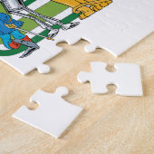 Vintage-Zauberer-von-Oz-Figuren und Textbuchstaben Puzzle (Seite)