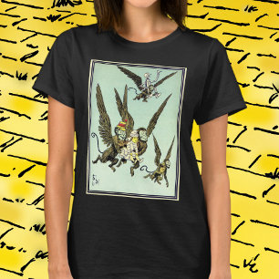 Vintage-Zauberer von Oz, fliegende Affen mit Dorot T-Shirt