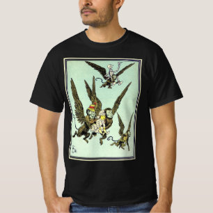 Vintage-Zauberer von Oz, fliegende Affen mit Dorot T-Shirt