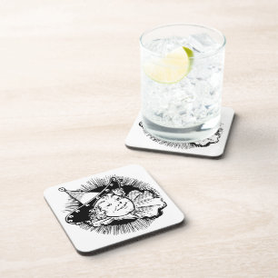 Vintage-Zauberer von Oz, Frauen-Munchkin-Porträt Getränkeuntersetzer