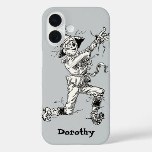 Vintage-Zauberer von Oz-Märchen, die Vogelscheuche iPhone 16 Hülle
