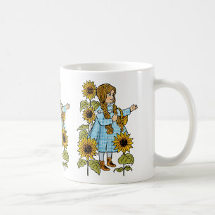 Vintage-Zauberer von Oz Märchen Dorothy Sonnenblum Kaffeetasse