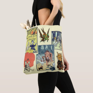 Vintage-Zauberer-von-Oz-Märchenbuchfiguren Tasche