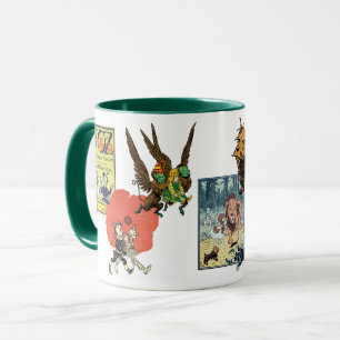 Vintage-Zauberer-von-Oz-Märchenbuchfiguren Tasse