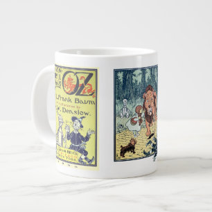 Vintage-Zauberer-von-Oz-Märchenfiguren Jumbo-Tasse