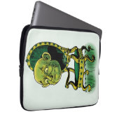 Vintage-Zauberer von Oz, mürrischer Zauberer auf S Laptopschutzhülle (Vorne Rechts)