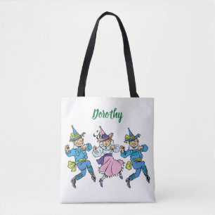 Vintage Zauberer von Oz, Süße tanzende Munchkins! Tasche